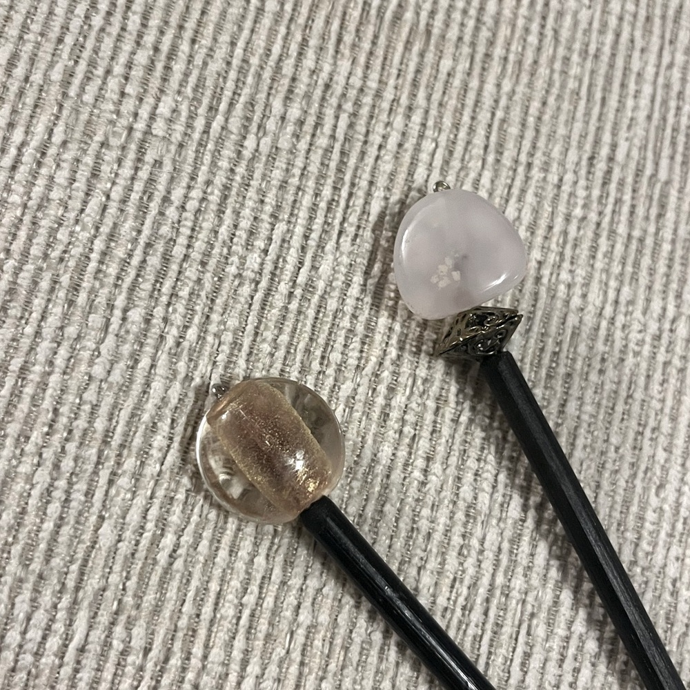 Gemstone Hair Sticks